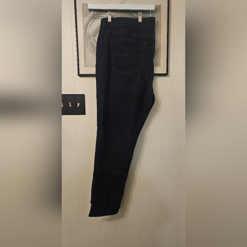 Lucky Brand Indigo Denim Jeans Plus Size 24W Short "Emma Legging"